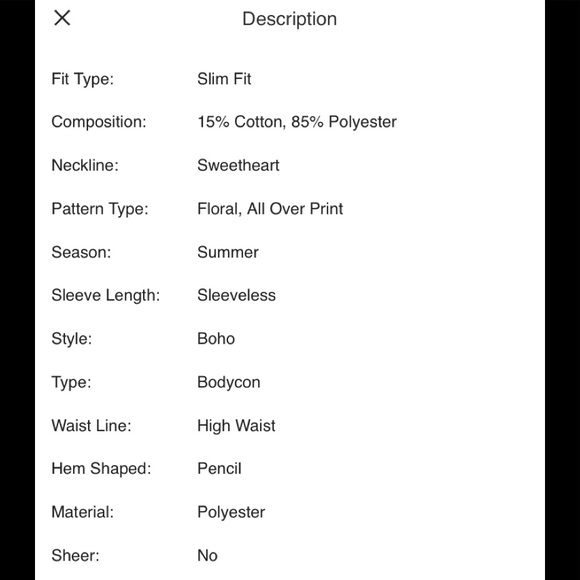 Nwot stretchy ruffle strap dress - Picture 6 of 8